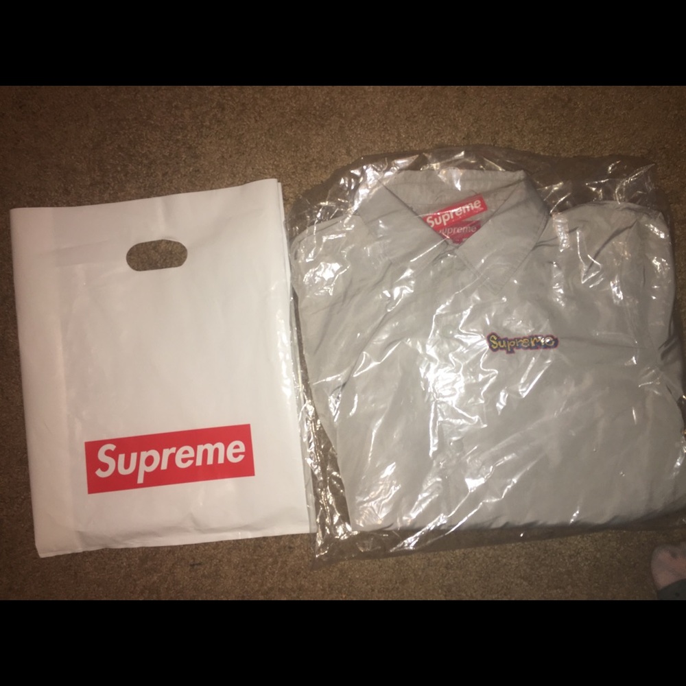 Supreme windbreaker grey